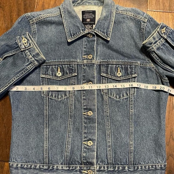 Vintage Faded Glory Trucker Button Down Denim Jean Jacket Y2K - Picture 6 of 8